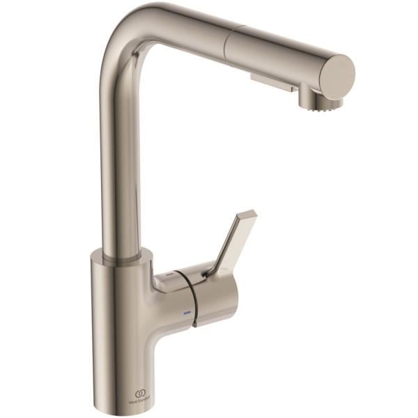 MARKA}El Duşlu Eviye BataryasıBD420GNİdeal Standard Gusto Spiralli Eviye Bataryası 2F-Silver Storm