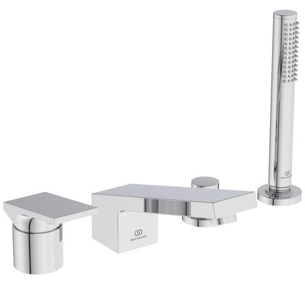 MARKA}Küvet BataryasıBD518AAİdeal Standard Extra 4 Delikli Küvet Bataryası-Chrome