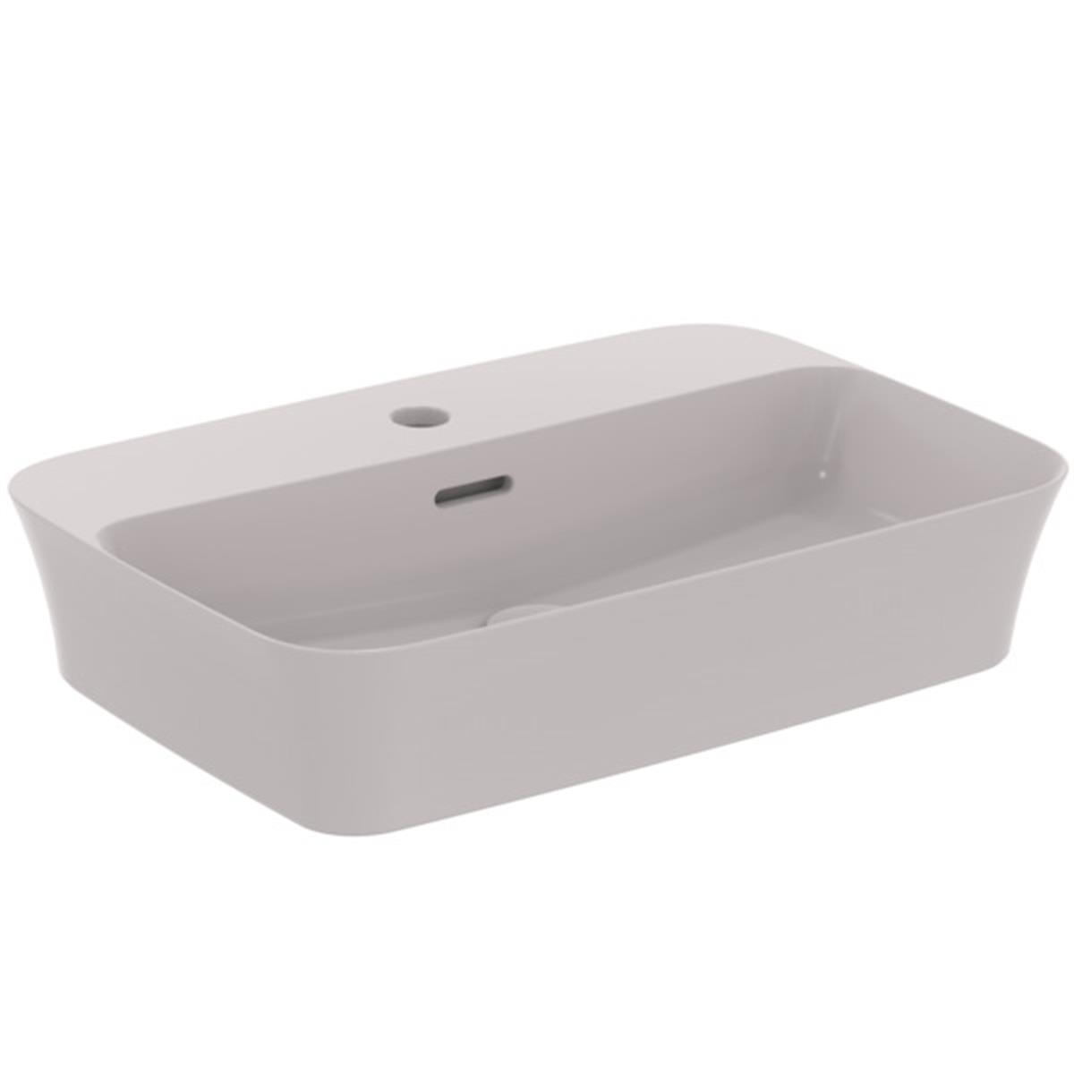 MARKA}Tezgah Üstü LavabolarE2077V9Ipalyss Tezgah Üstü Lavabo 55cm-Beton
