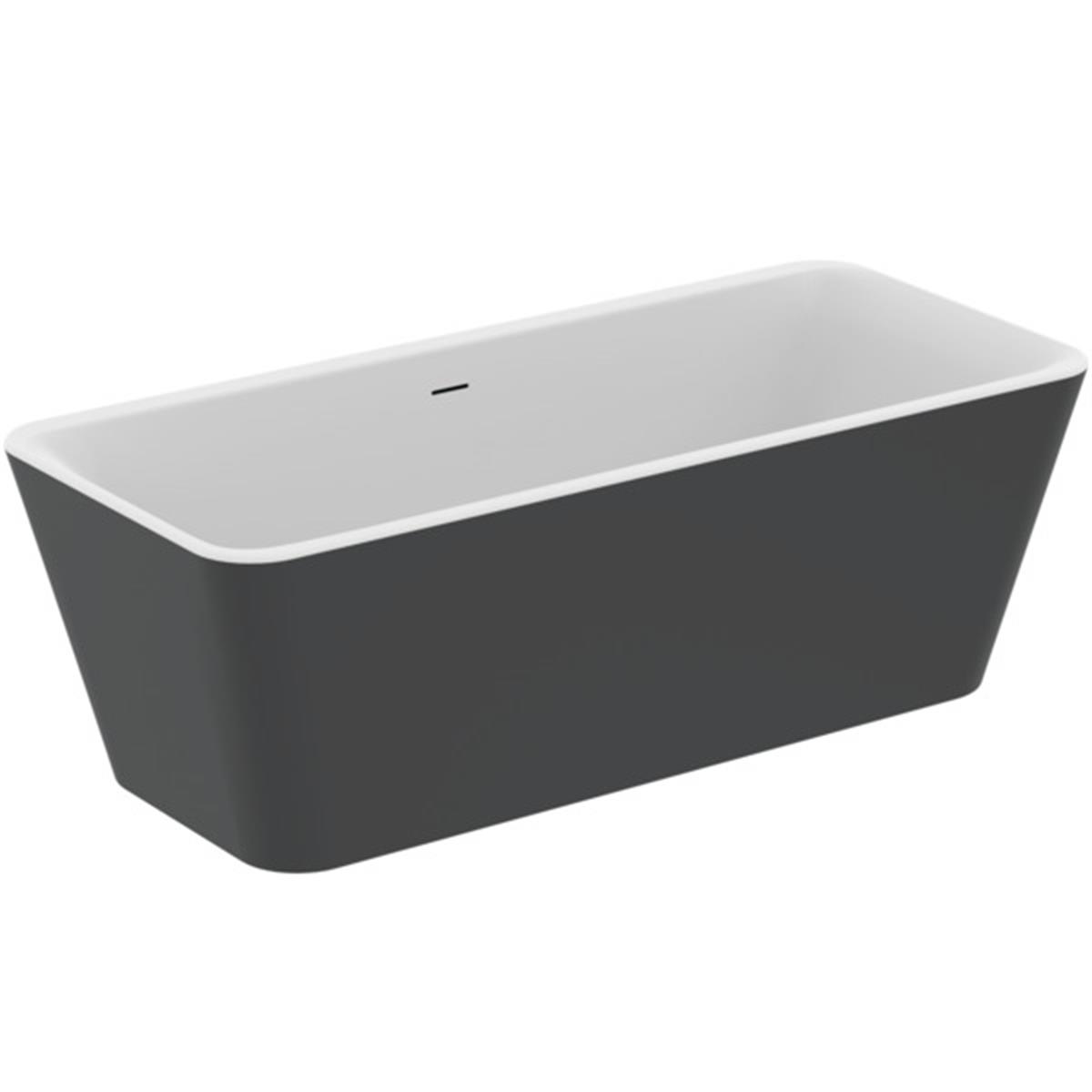 KüvetlerIdeal StandardK8725V3Ideal StandardTonic II Freestanding Küvet 180x80 cm İç Mat Beyaz- Dış Mat Siyah Bas Aç Sifon KapağıTonic II Freestanding Küvet 180x80 cm İç Mat Beyaz- Dış Mat Siyah Bas Aç Sifon Kapağı