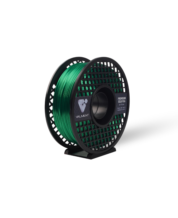 Valment Silk PLA Efsunlu Yeşil Filament 1kg 1.75mm