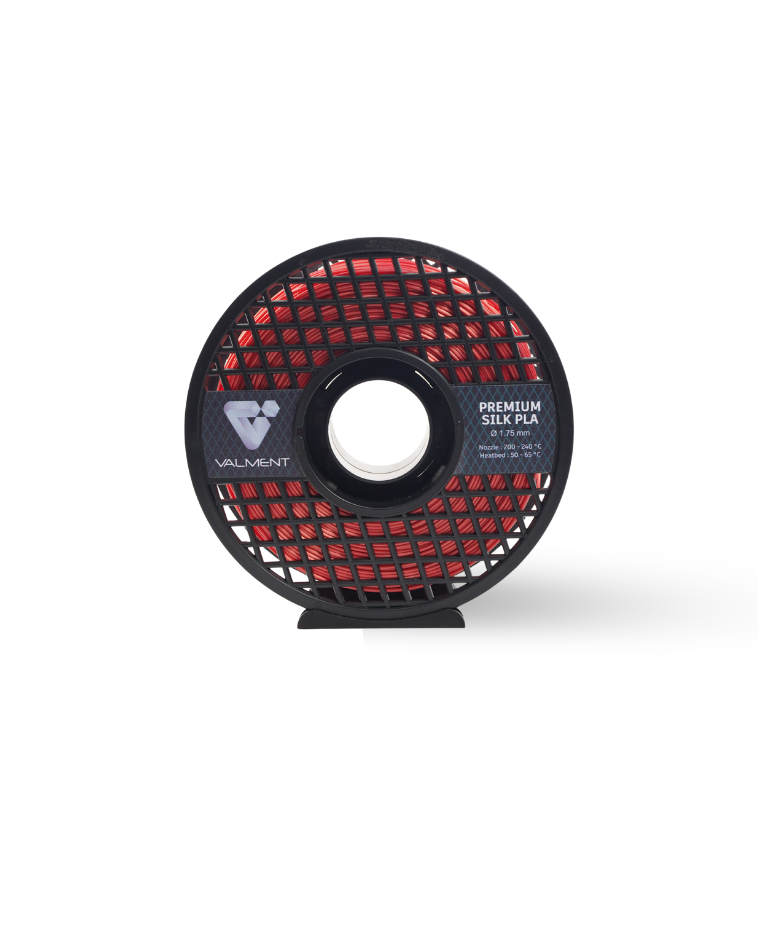 Valment Silk PLA Rubin Kırmızısı Filament 1kg 1.75mm