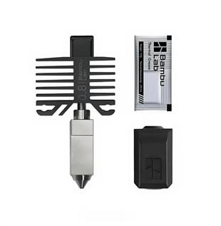 Bambu Lab FAH003-N-1 – 0,8 mm Sertleştirilmiş Çelik Nozullu Hotend (X1/P1P/P1S)