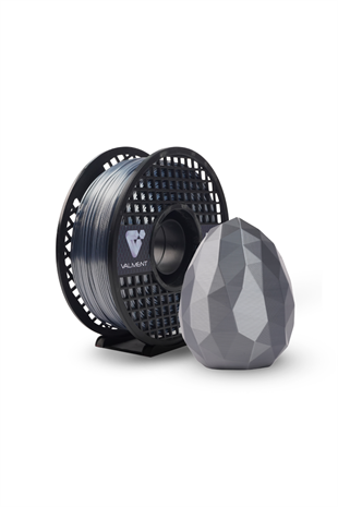 Valment Silk PLA Koyu Gümüş Filament 1kg 1.75mm