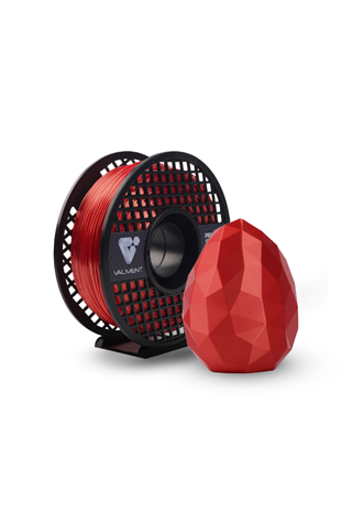 Valment Silk PLA Rubin Kırmızısı Filament 1kg 1.75mm