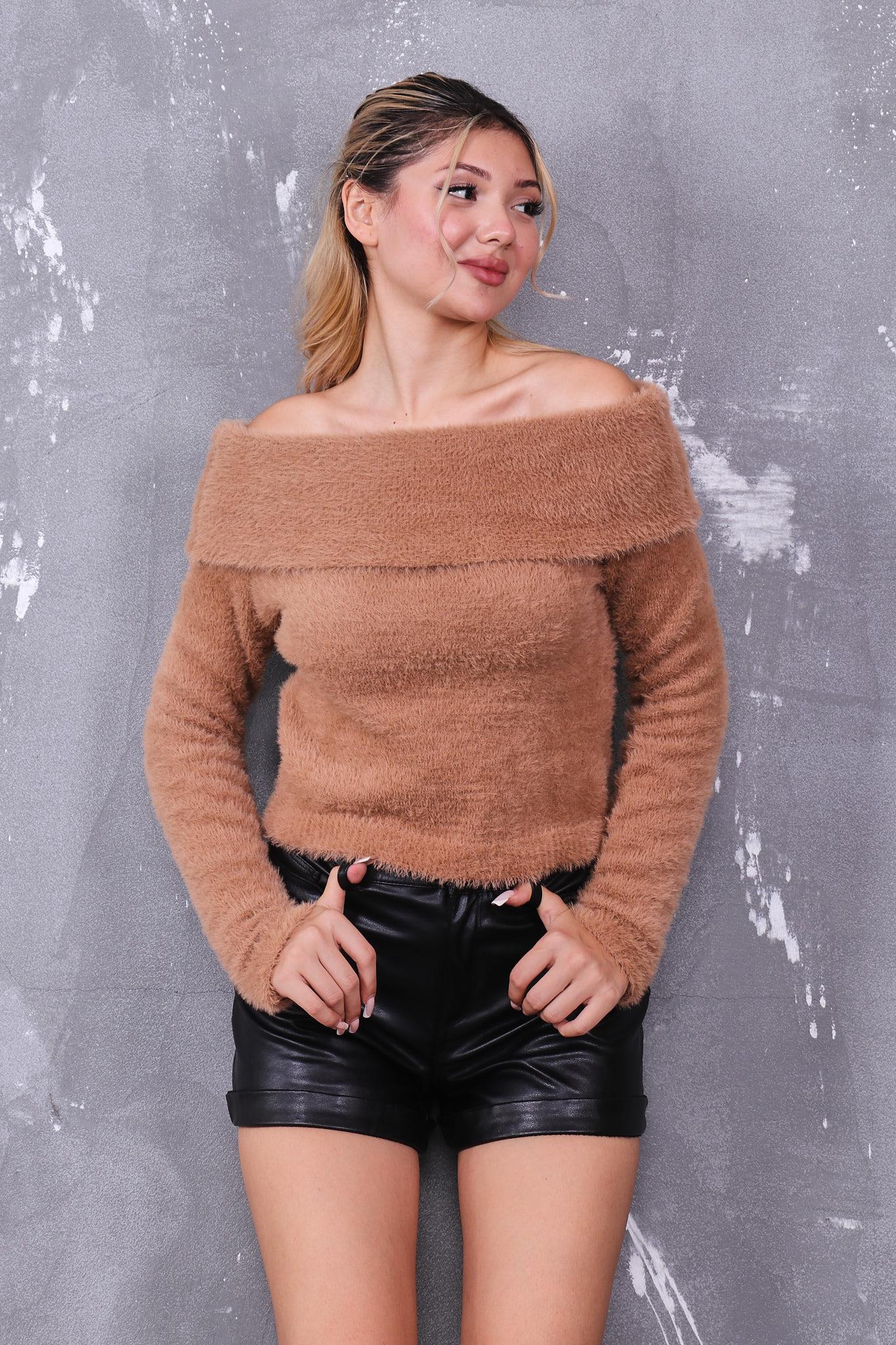 Madonna Yaka Yumoş Triko Kazak