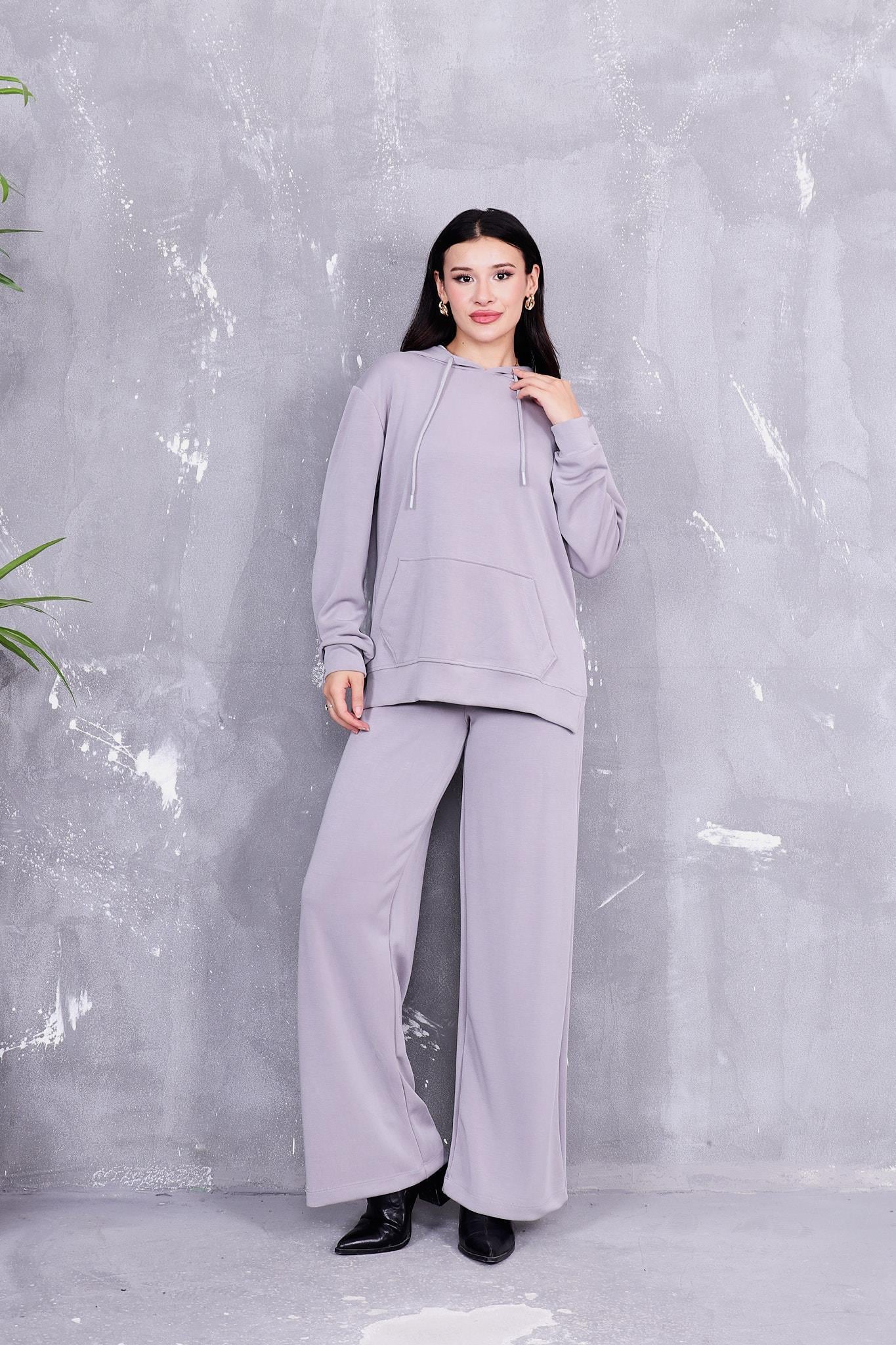 Modal Kumaş Kapüşonlu Takım