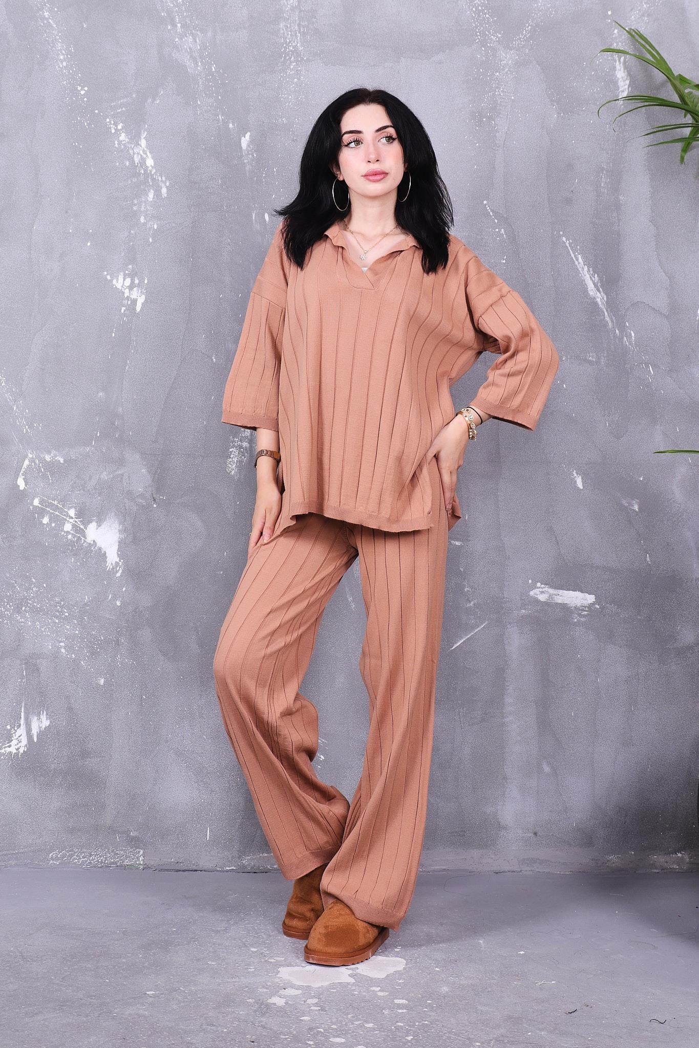 Polo Yaka Oversize Triko Takım