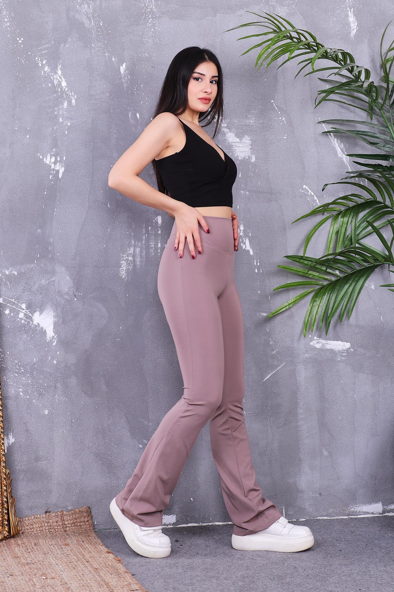 Yüksek Bel İspanyol Paça Tayt