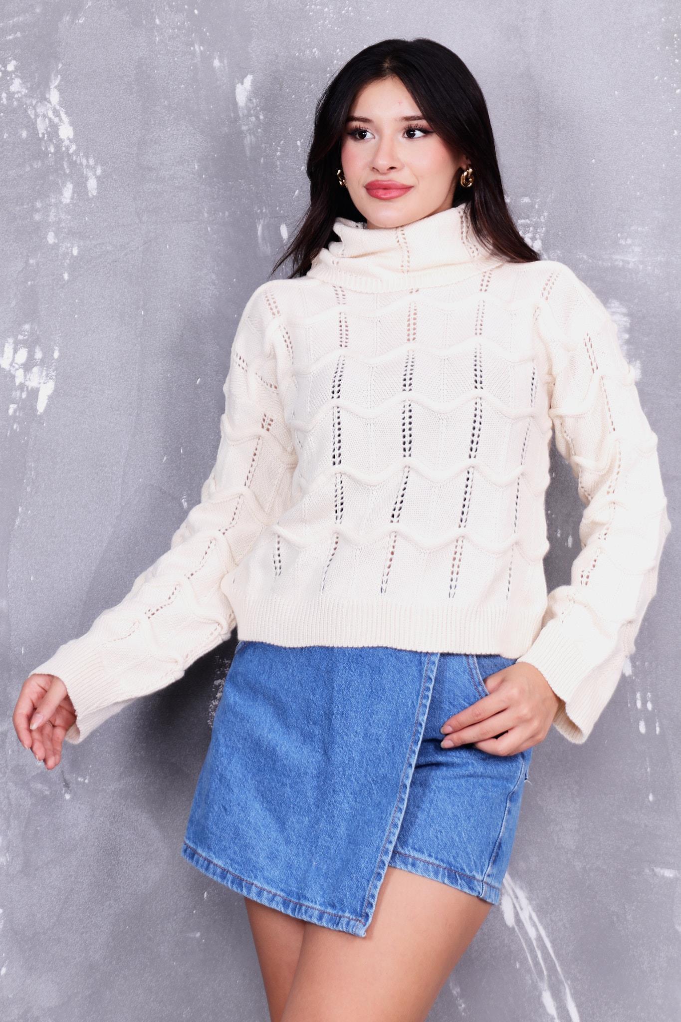 İspanyol Kol Balıkçı Yaka Kazak