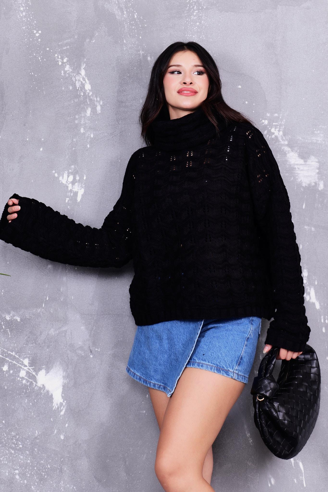 İspanyol Kol Balıkçı Yaka Kazak