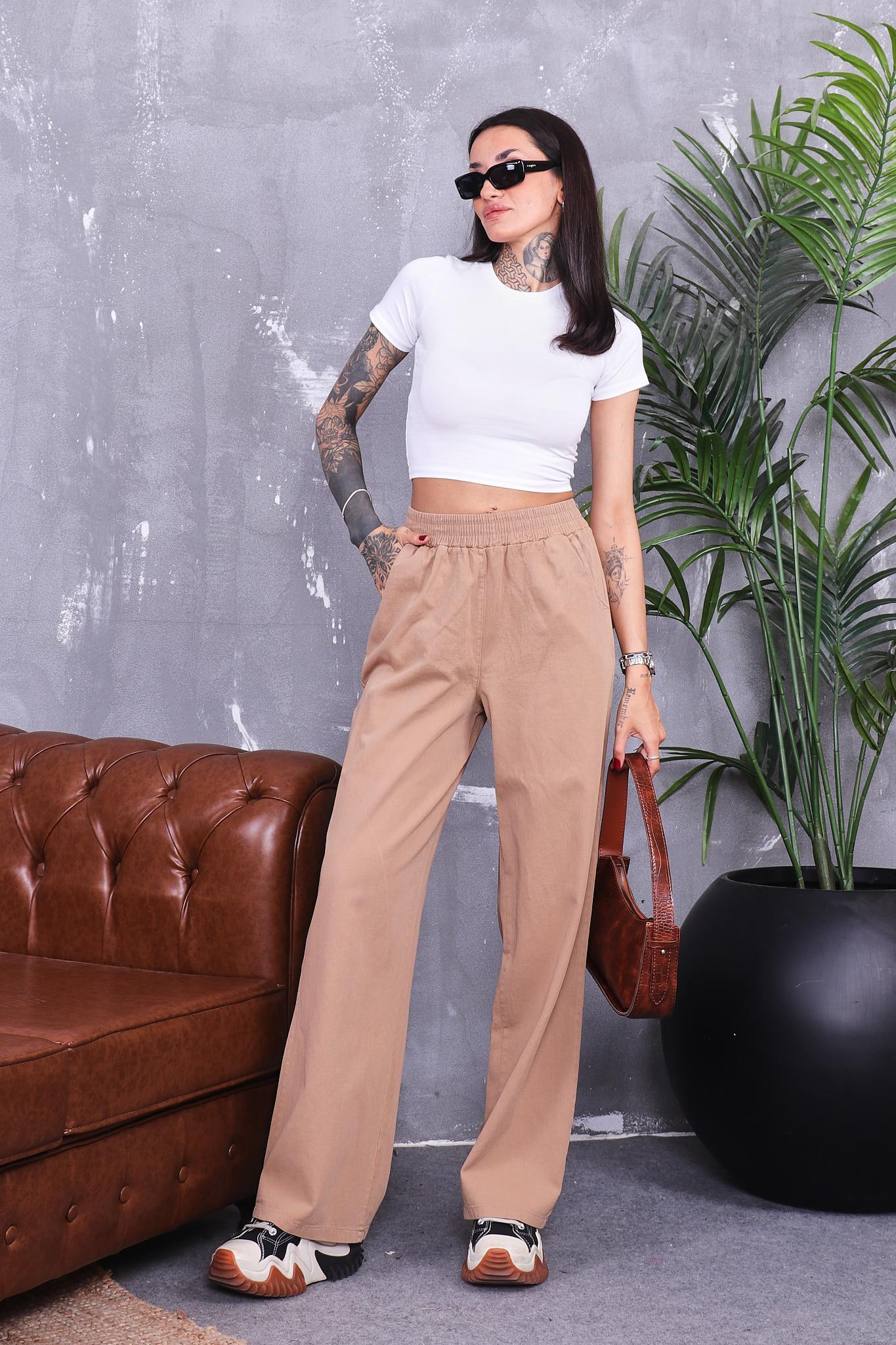 İspanyol Paça Gabardin Pantolon