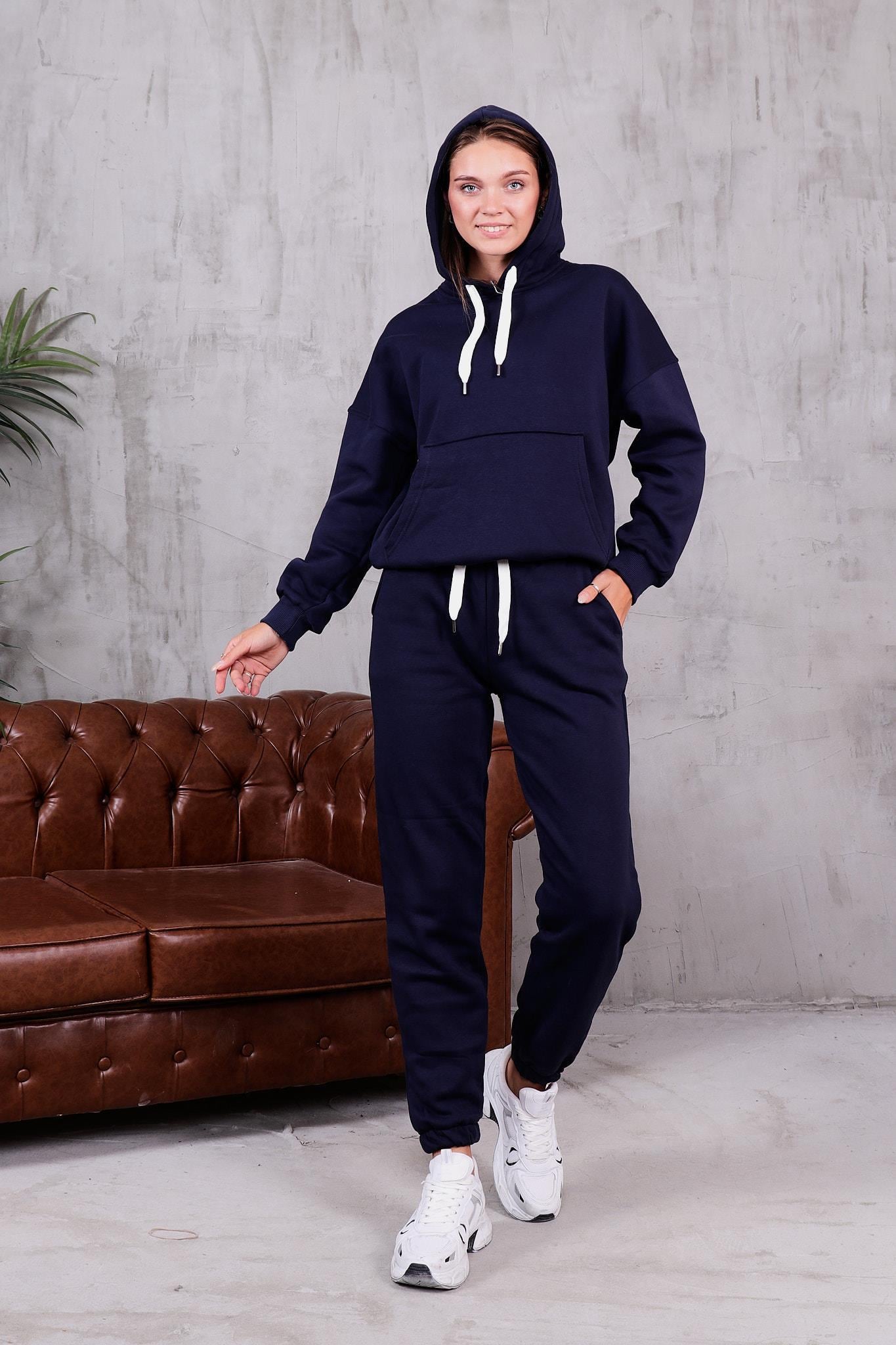 Kanguru Cepli Kapüşonlu İçi Şardonlu Eşofman Takımı