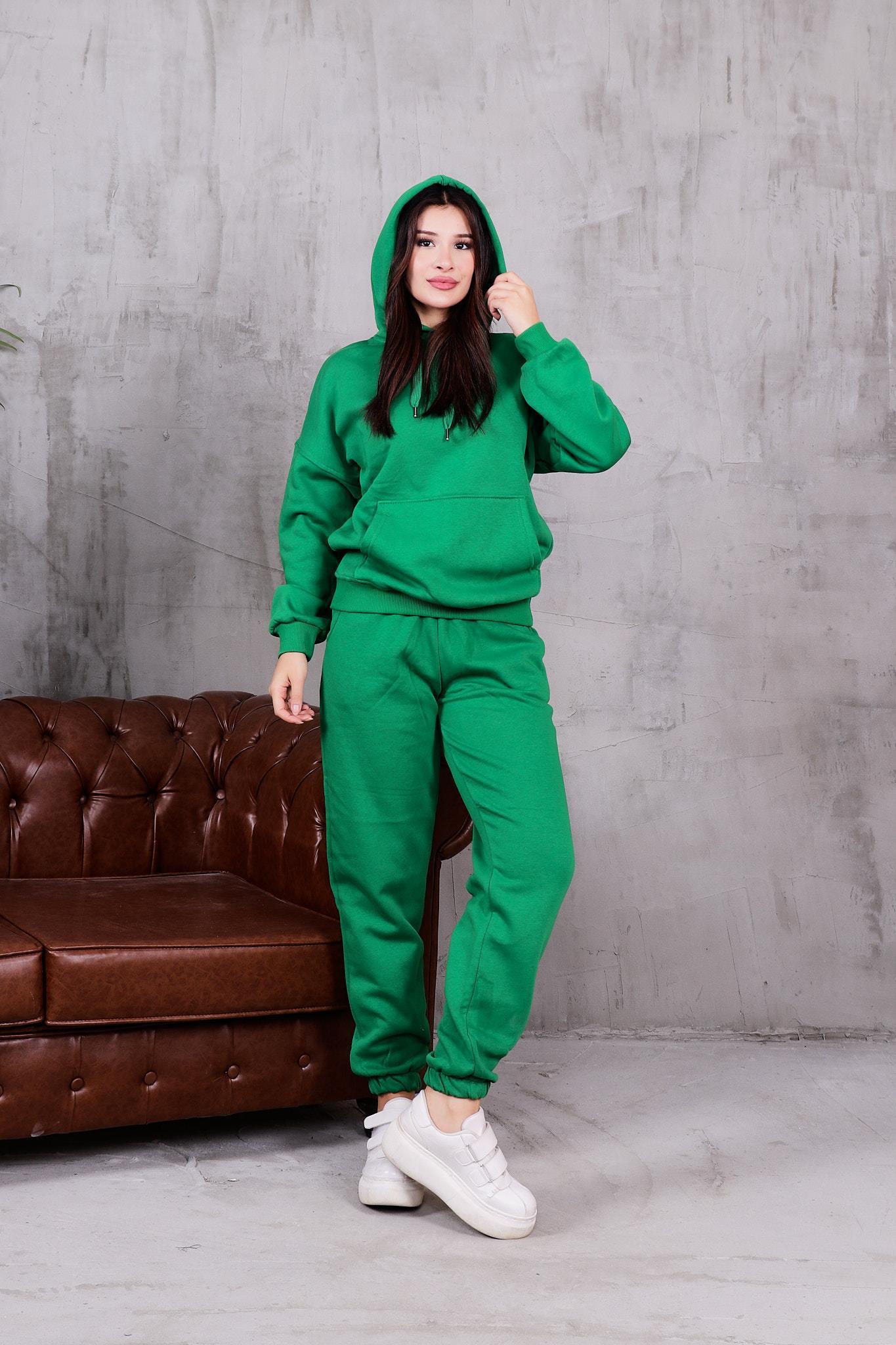 Kanguru Cepli Kapüşonlu İçi Şardonlu Eşofman Takımı