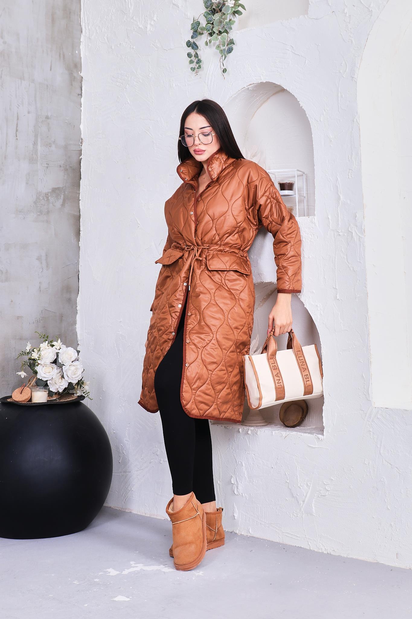 Kapitone Cepli Uzun Mont