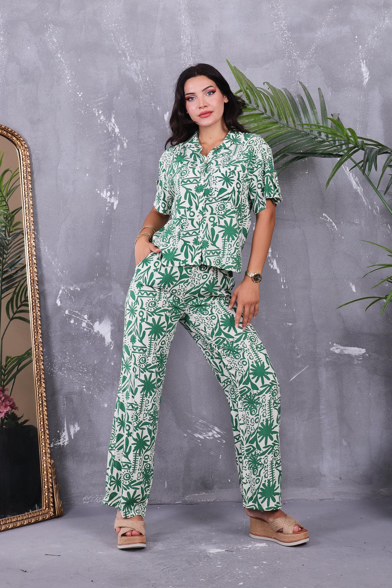 Kol Apoletli Desenli Takım