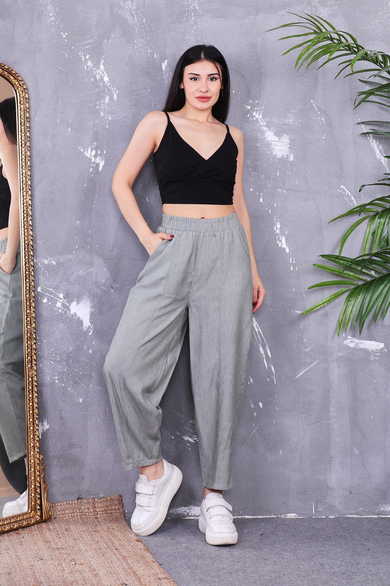 Önü Dikişli Havuç Pantolon