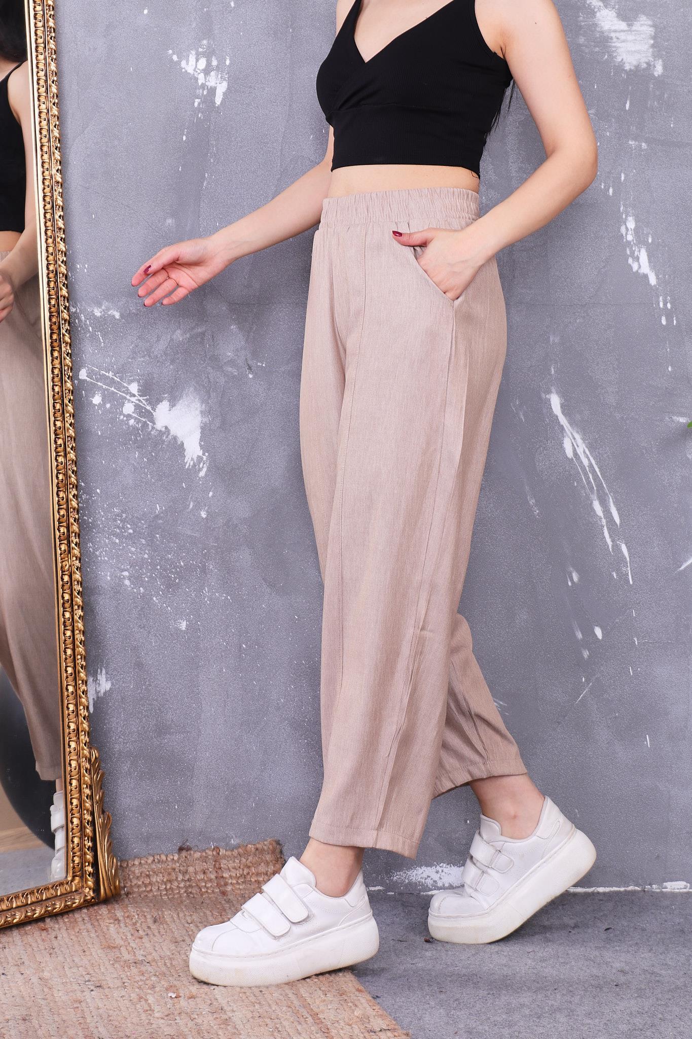 Önü Dikişli Havuç Pantolon