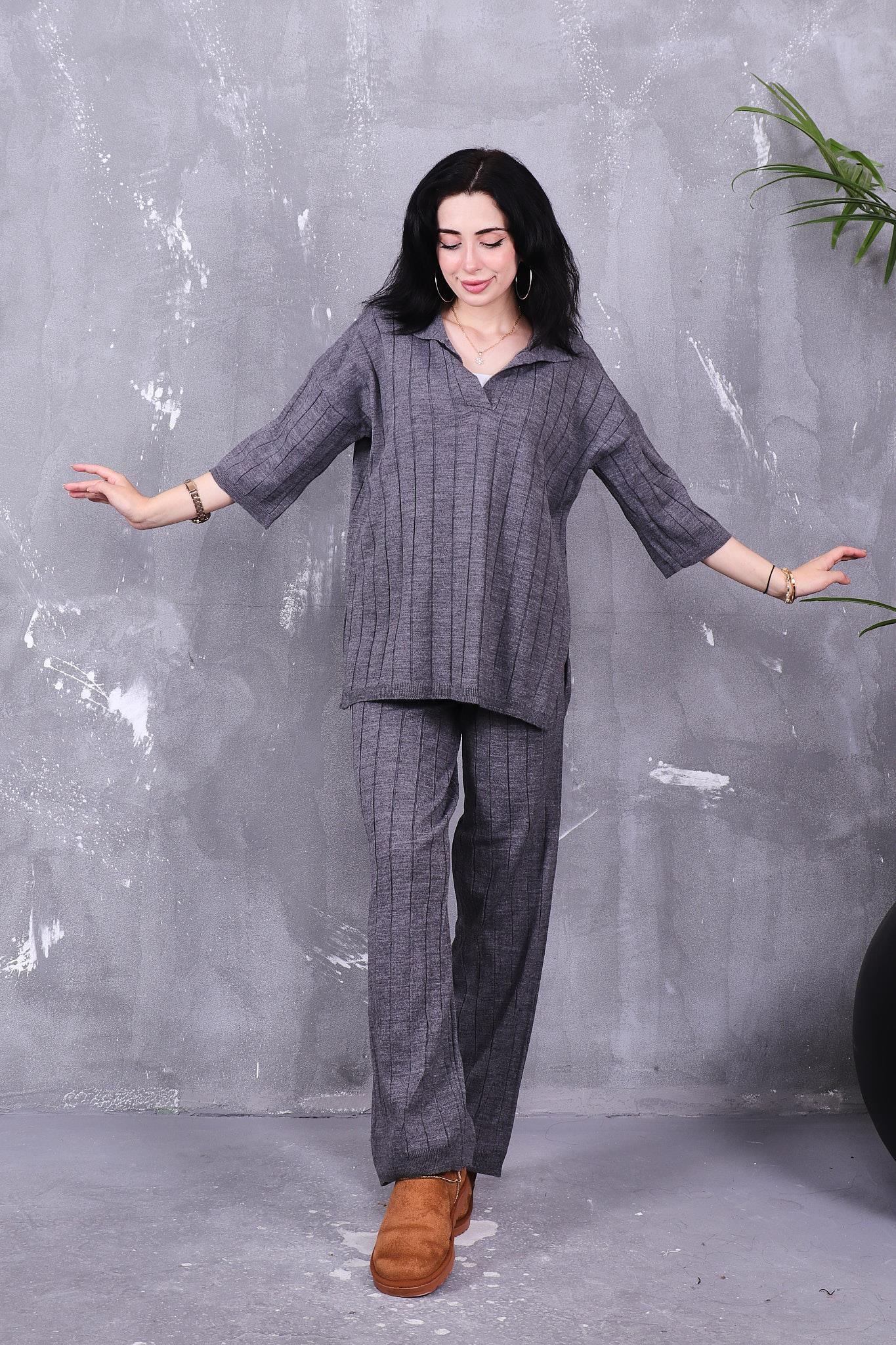 Polo Yaka Oversize Triko Takım