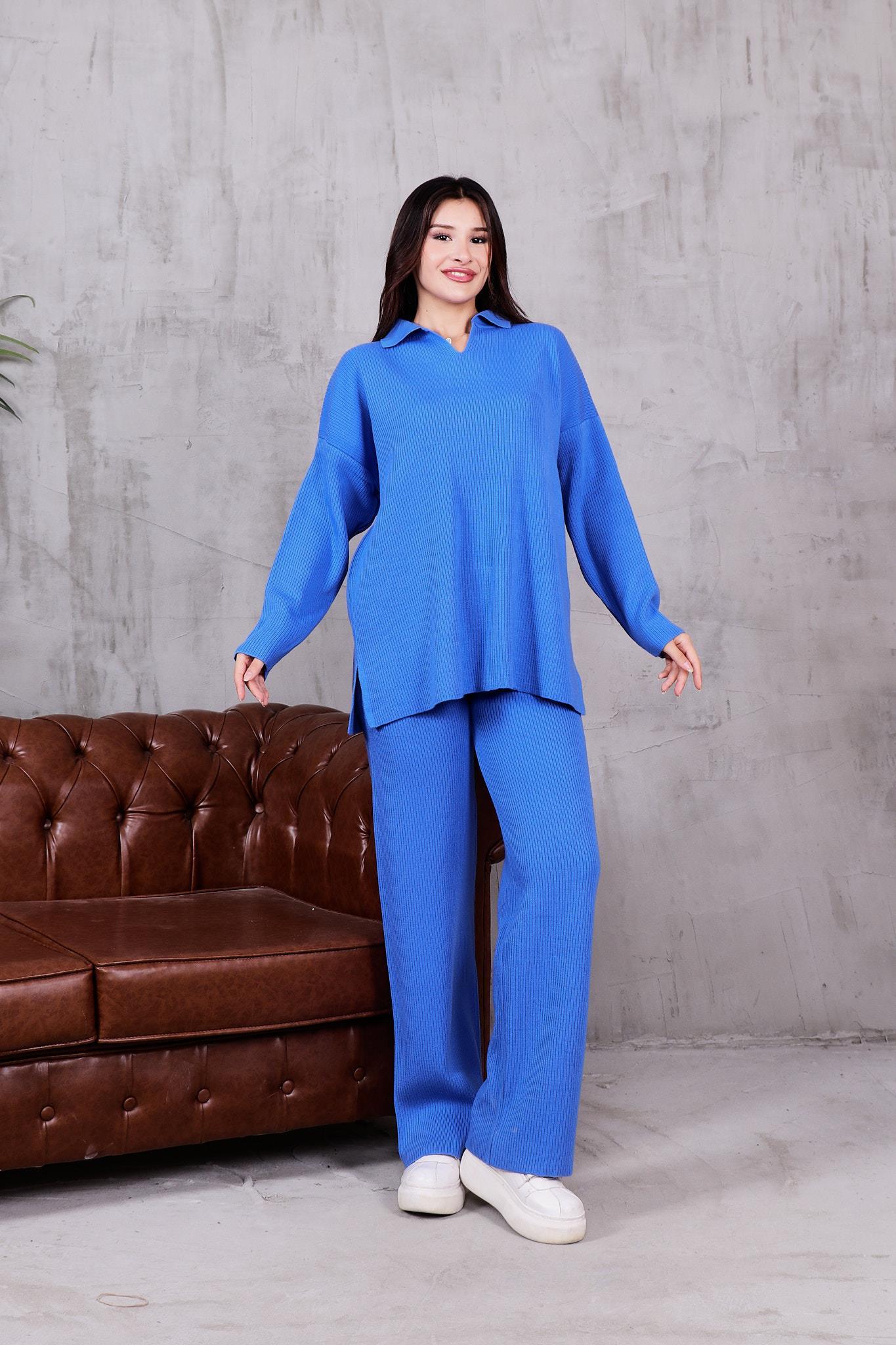Polo Yaka Oversize Triko Takım
