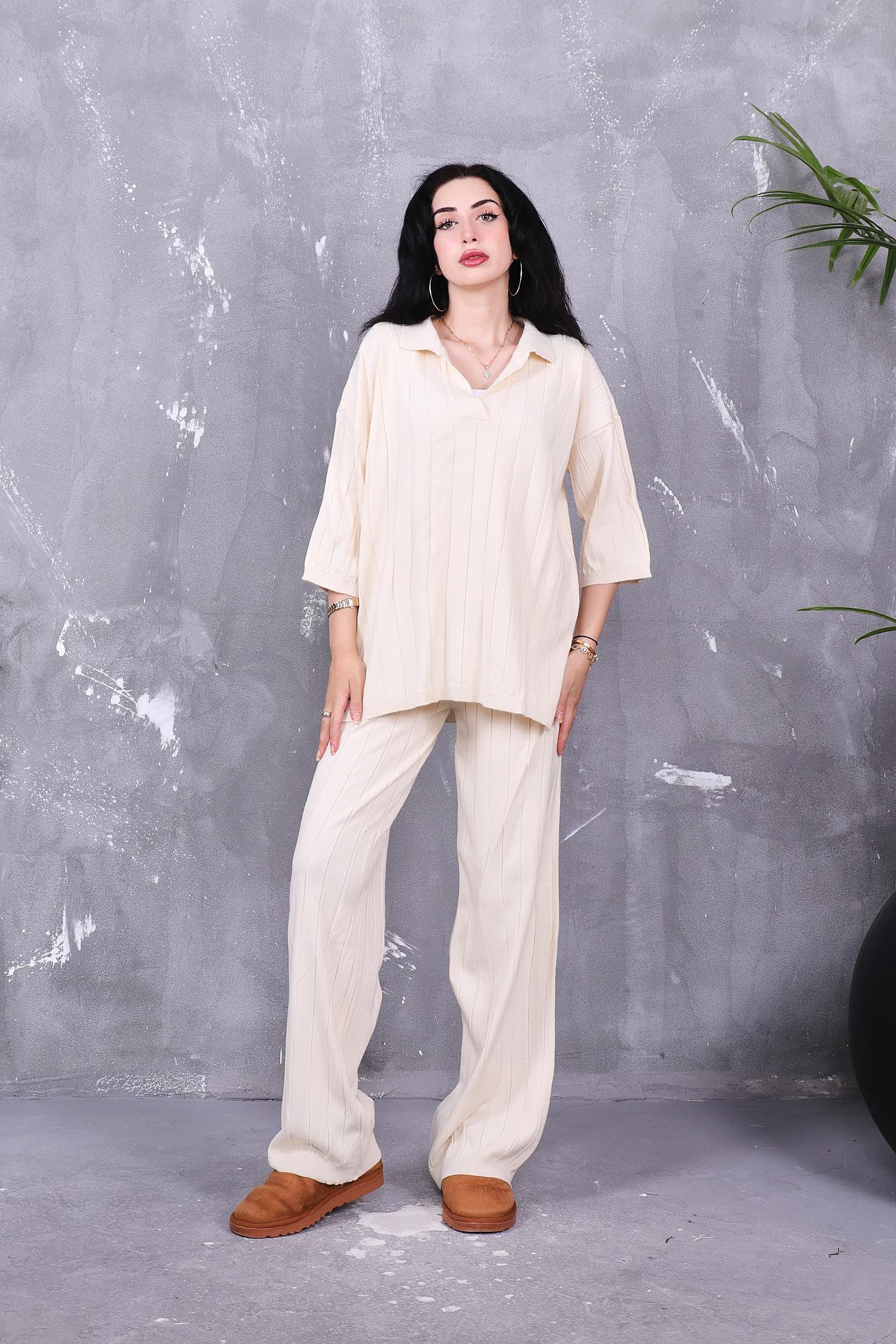 Polo Yaka Oversize Triko Takım
