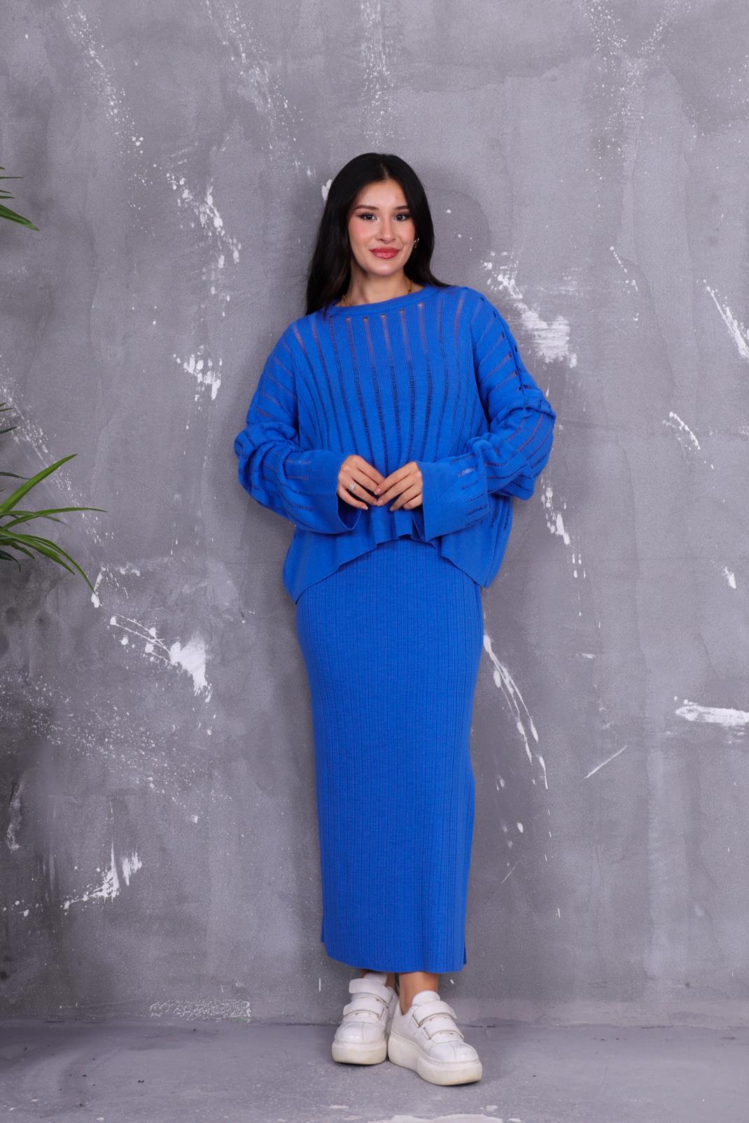 Yarasa Kol Salaş Triko Takım