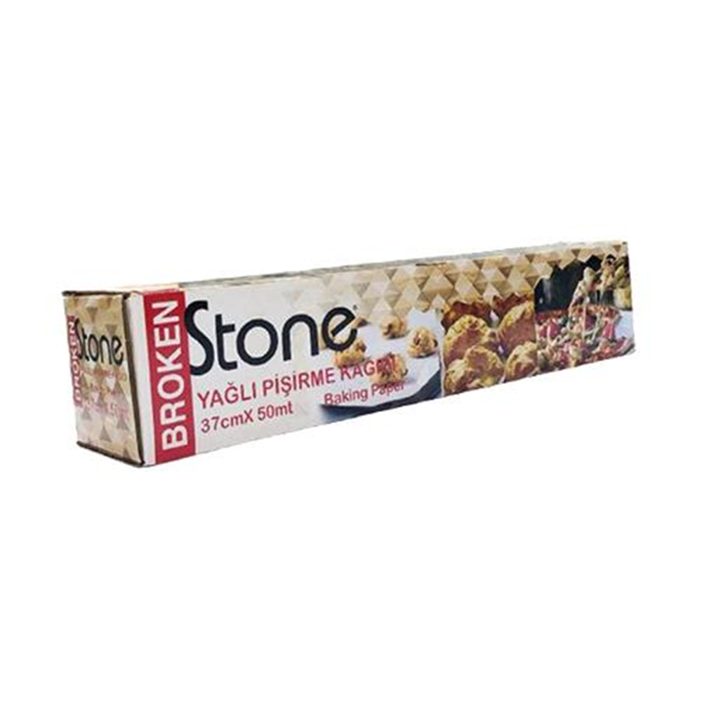 Broken Stone Yağlı Pişirme Kağıdı 50 mt 6 Adet