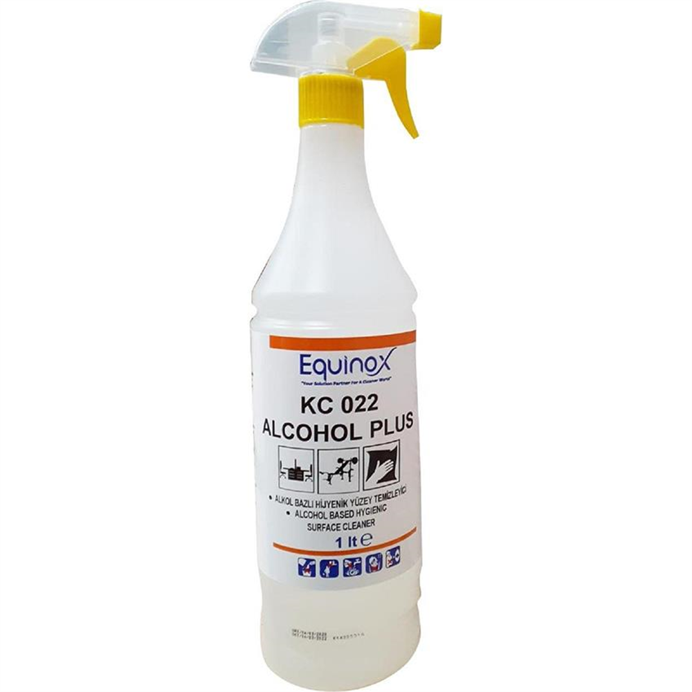 EQUİNOX ALKOL BAZLI HİJYENİK YÜZEY TEMİZLEYİCİ 1000 ML KC 022E