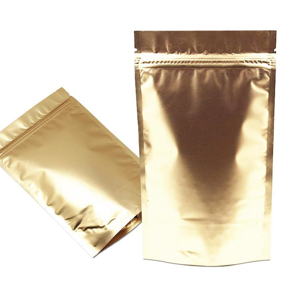 GOLD ALÜMİNYUM KİLİTLİ DOYPACK TORBA 130*225 (250 GR) 25 Lİ