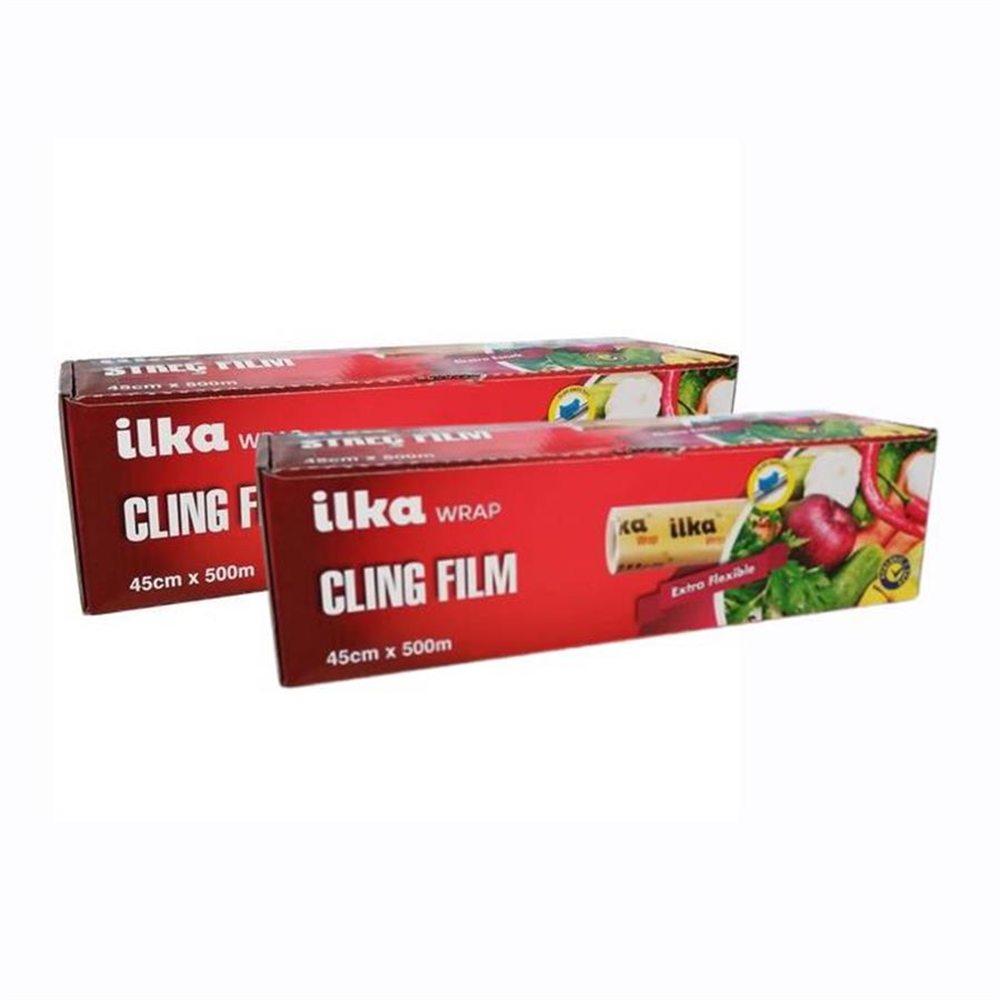 İlka Wrap Streç Film 45cmx500m 8 Mikron 2 Adet