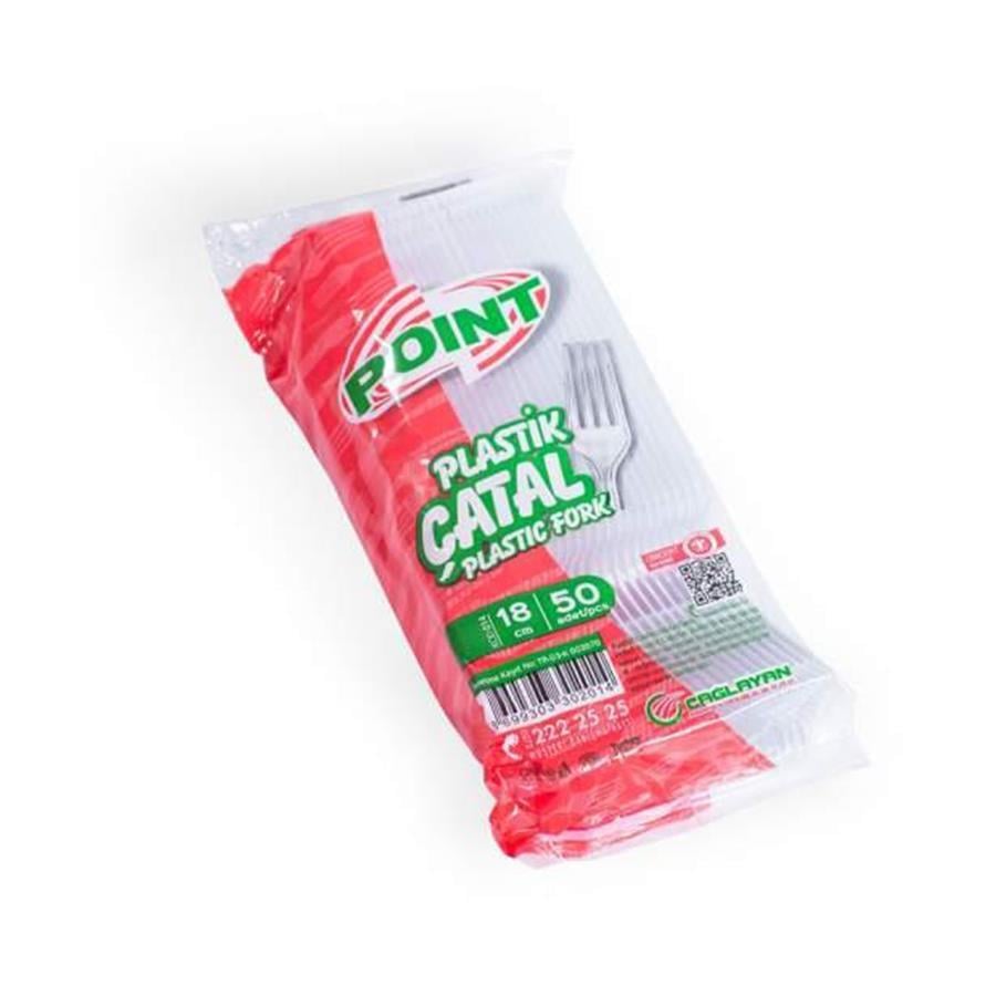 POİNT PLASTİK LÜX ÇATAL 50'Lİ