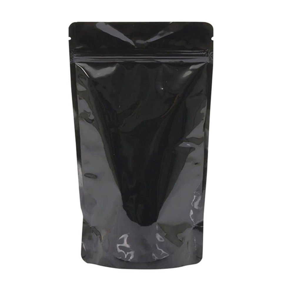 SİYAH ALÜMİNYUM KİLİTLİ DOYPACK TORBA 85*145 (50 GR) 25 Lİ