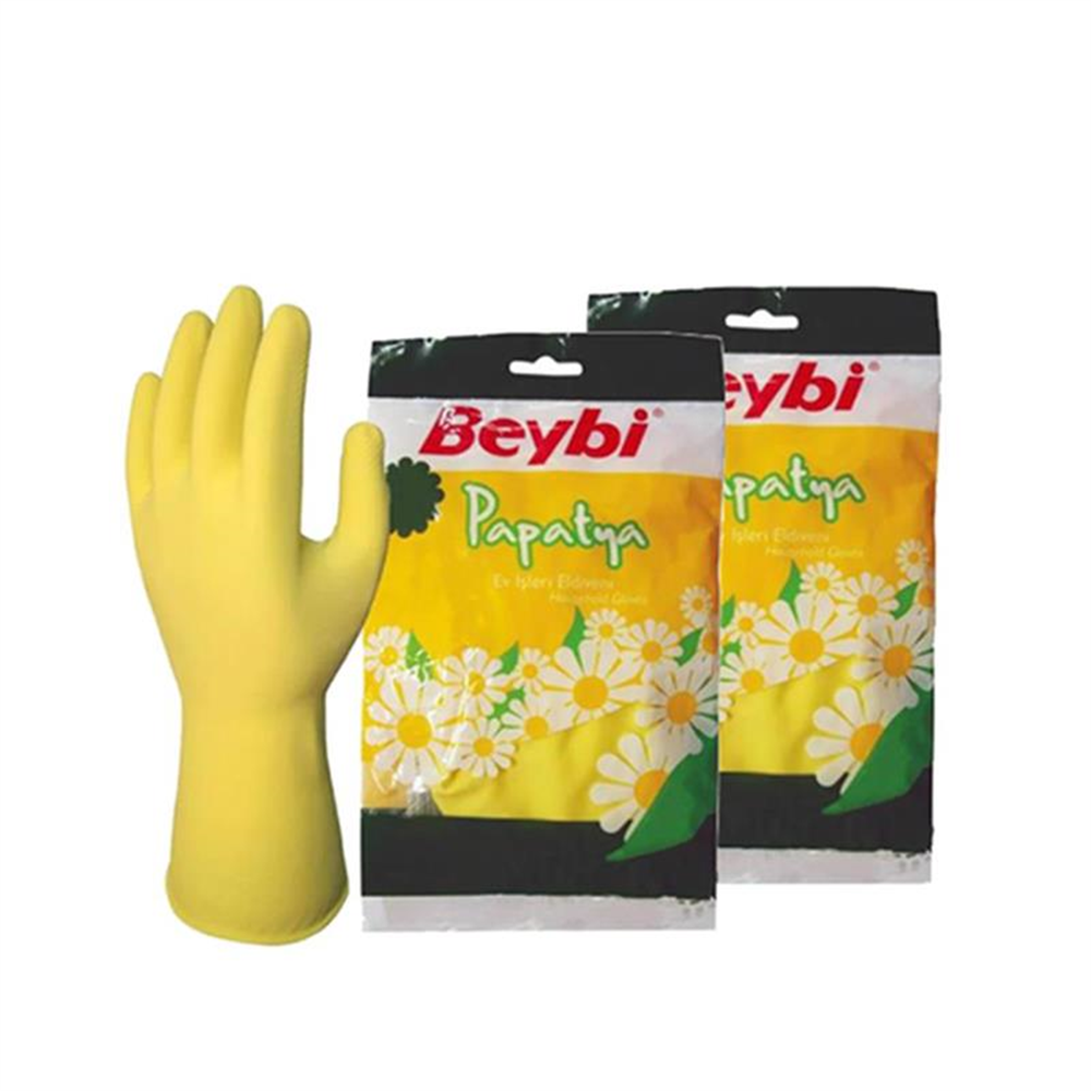 BEYBİ PAPATYA LATEKS BULAŞIK ELDİVENİ SMALL 7-7,5 (2 ADET)