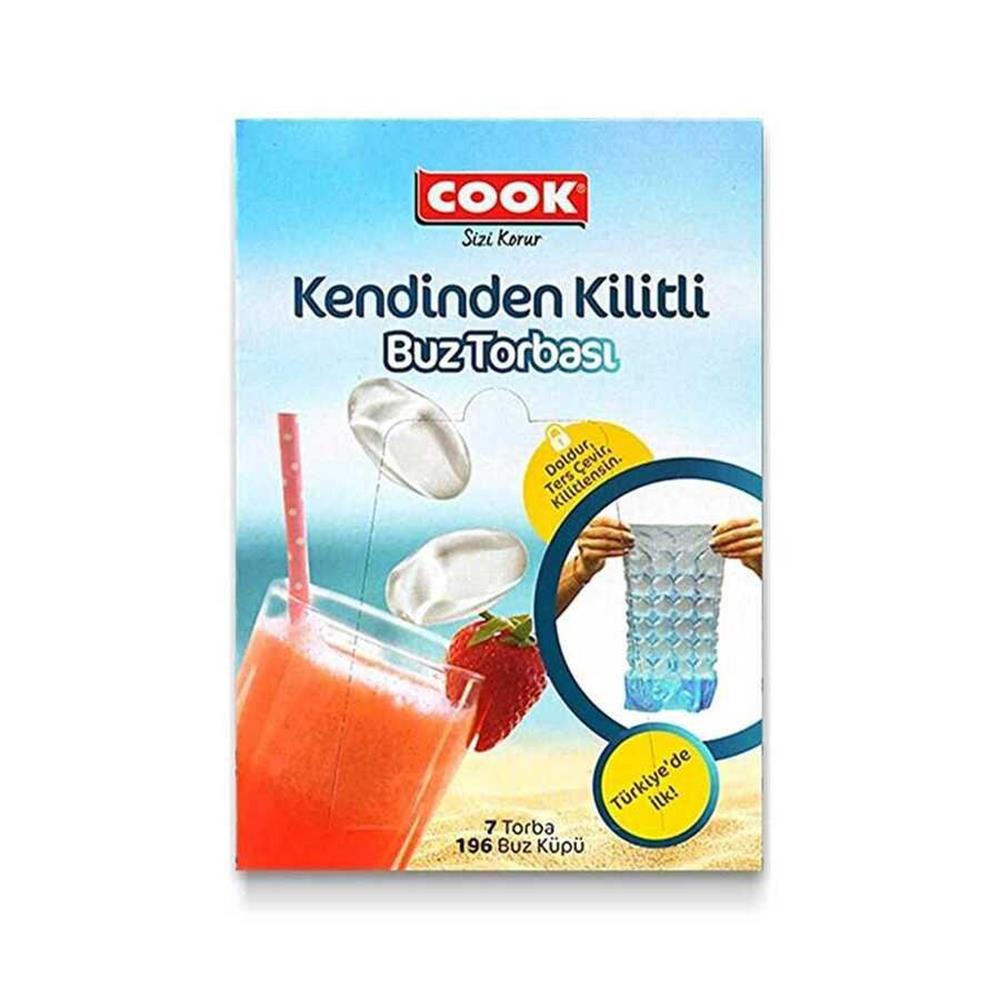 Cook Kendinden Kilitli Buz Torbası 7 Torba (3 Paket)