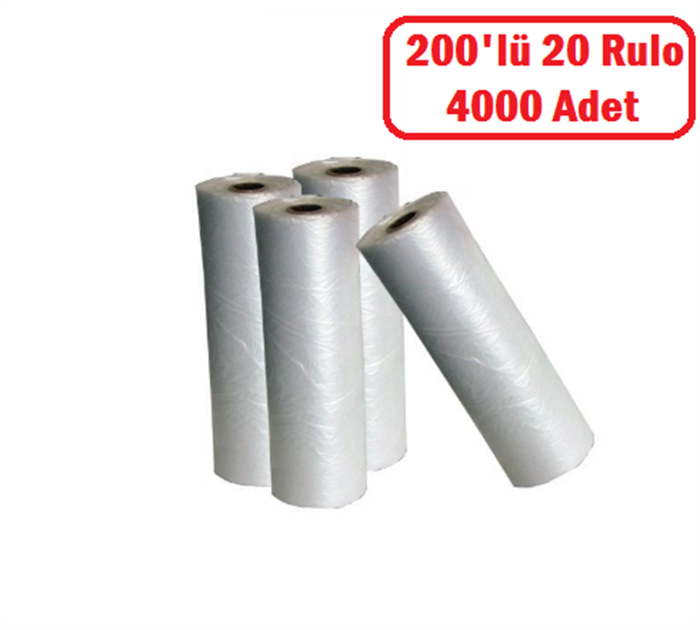 İlka Rulo Poşet Büyük Boy (20 Rulo: 4000 Adet)