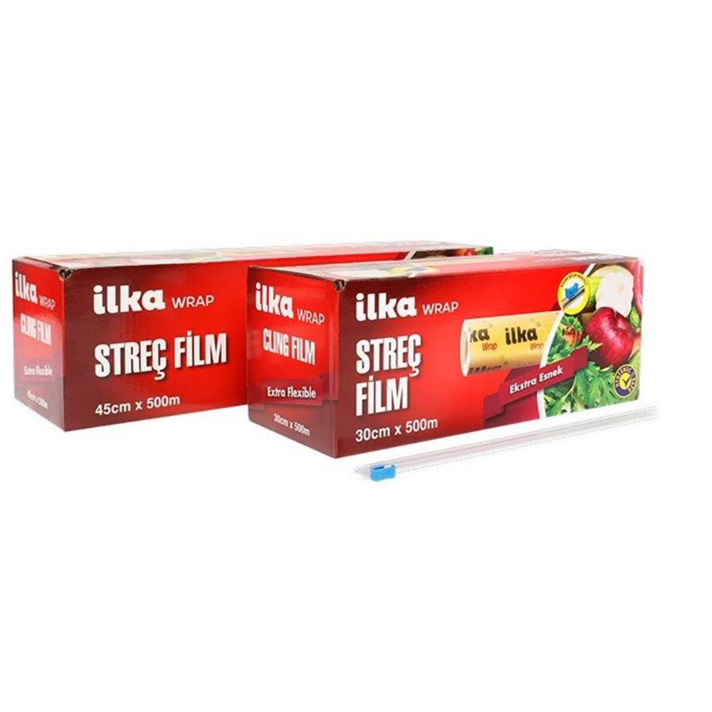 İlka Wrap Kutulu Streç Film 30x500m 9 Mikron