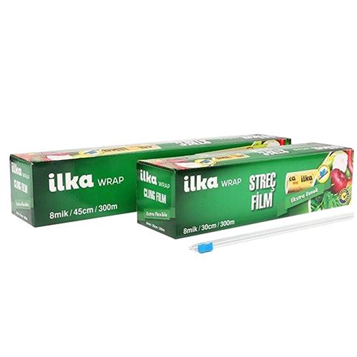 İlka Wrap Kutulu Streç Film 45x300m 8 Mikron 3 Adet