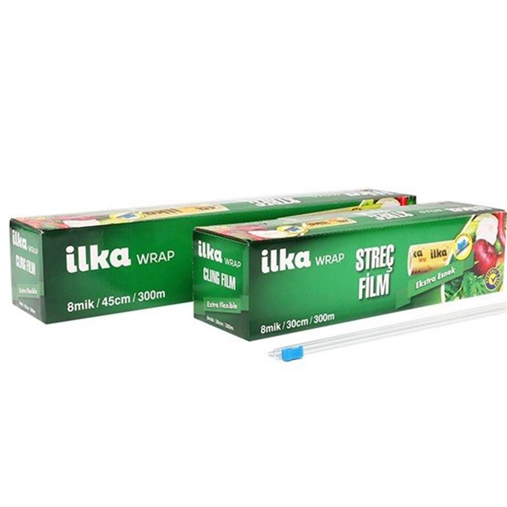 İlka Wrap Kutulu Streç Film 45x300m 9 Mikron