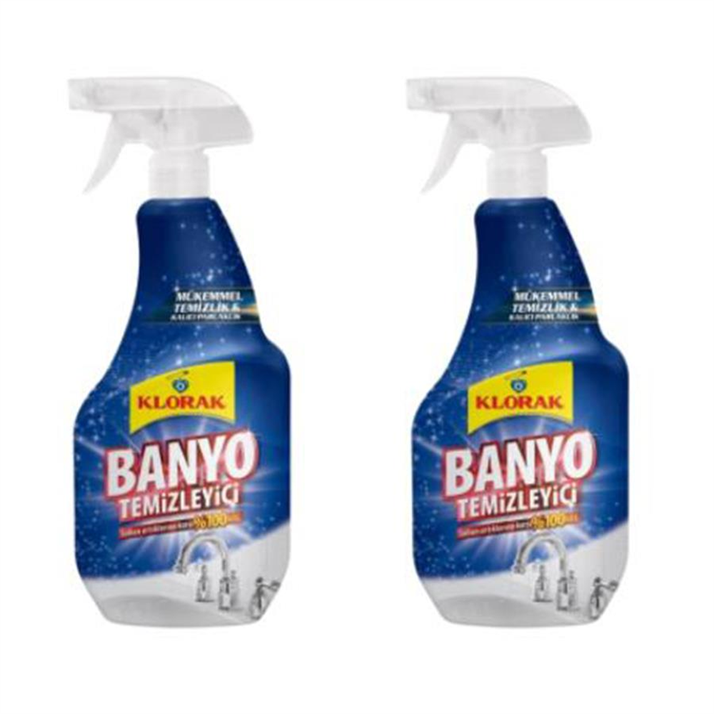 KLORAK BANYO TEMİZLEYİCİ 750 ML 2 ADET