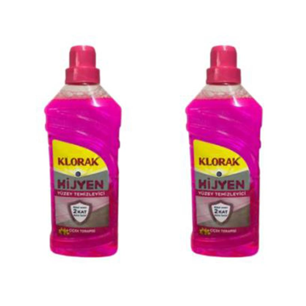 KLORAK HİJYEN YÜZEY TEMİZLEYİCİ ÇİÇEK TERAPİSİ 1000 ML 2 ADET