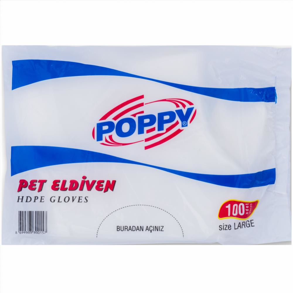 POPPPY PET ELDİVEN 100 LÜ