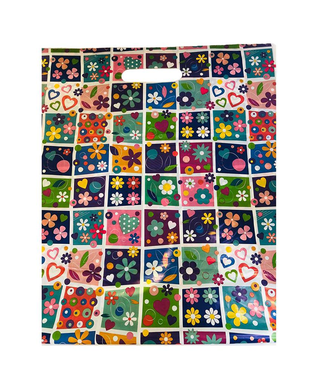 TAKVİYELİ POŞET PATCHWORK 50 ADET NO:4 (40X50 cm)