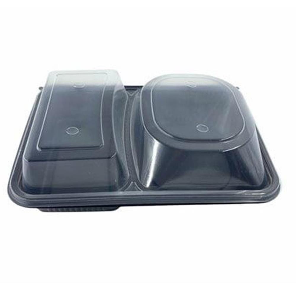 VEMPİ 2 GÖZLÜ HAMBURGER KAP + KAPAK SET - V410 (50 ADET)