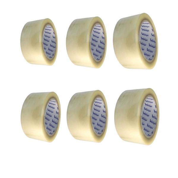 Vempi Koli Bandı Hotmelt 45 mm x100 m Şeffaf 6 Adet