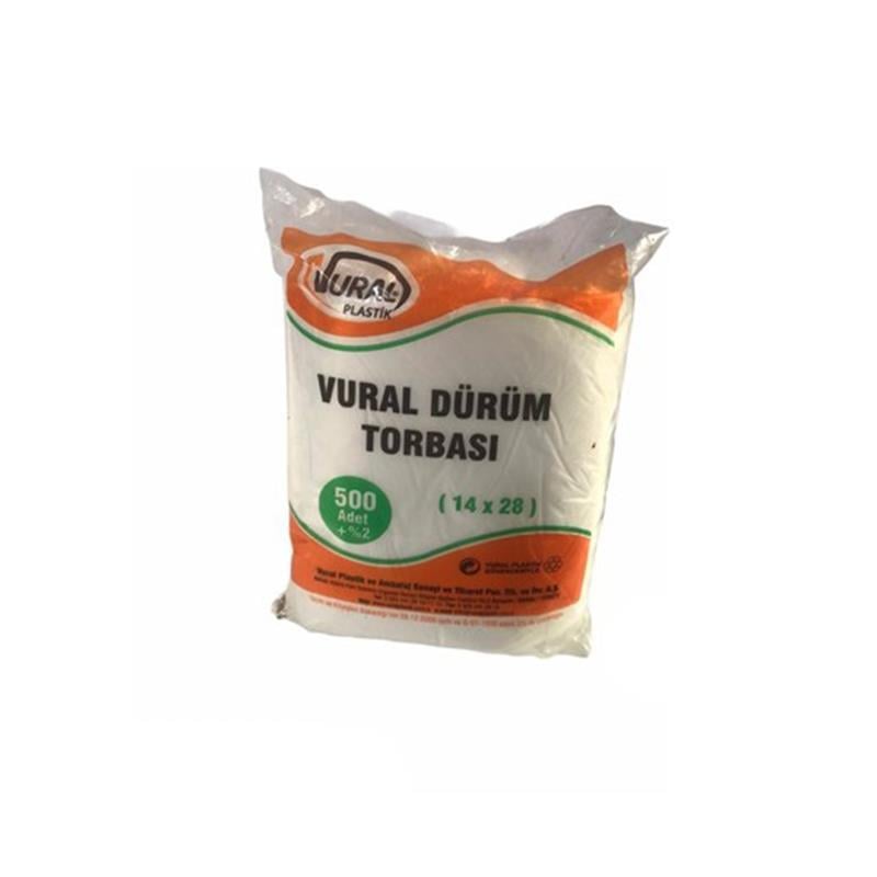 VURAL DÜRÜM TORBASI 14X28 CM 500 LÜ ( 1 PAKET )