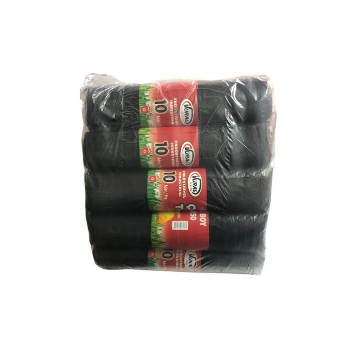 VURAL ENDÜSTRİYEL HANTAL ÇÖP TORBASI 120*150 CM 900 GR SİYAH 10 LU 10 PAKET