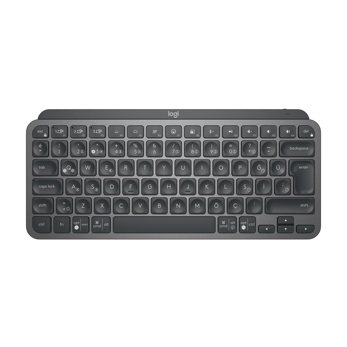 Logitech MX Keys Mini Türkçe (Qwerty) Kurumsal Klavye- Siyah 920-010611