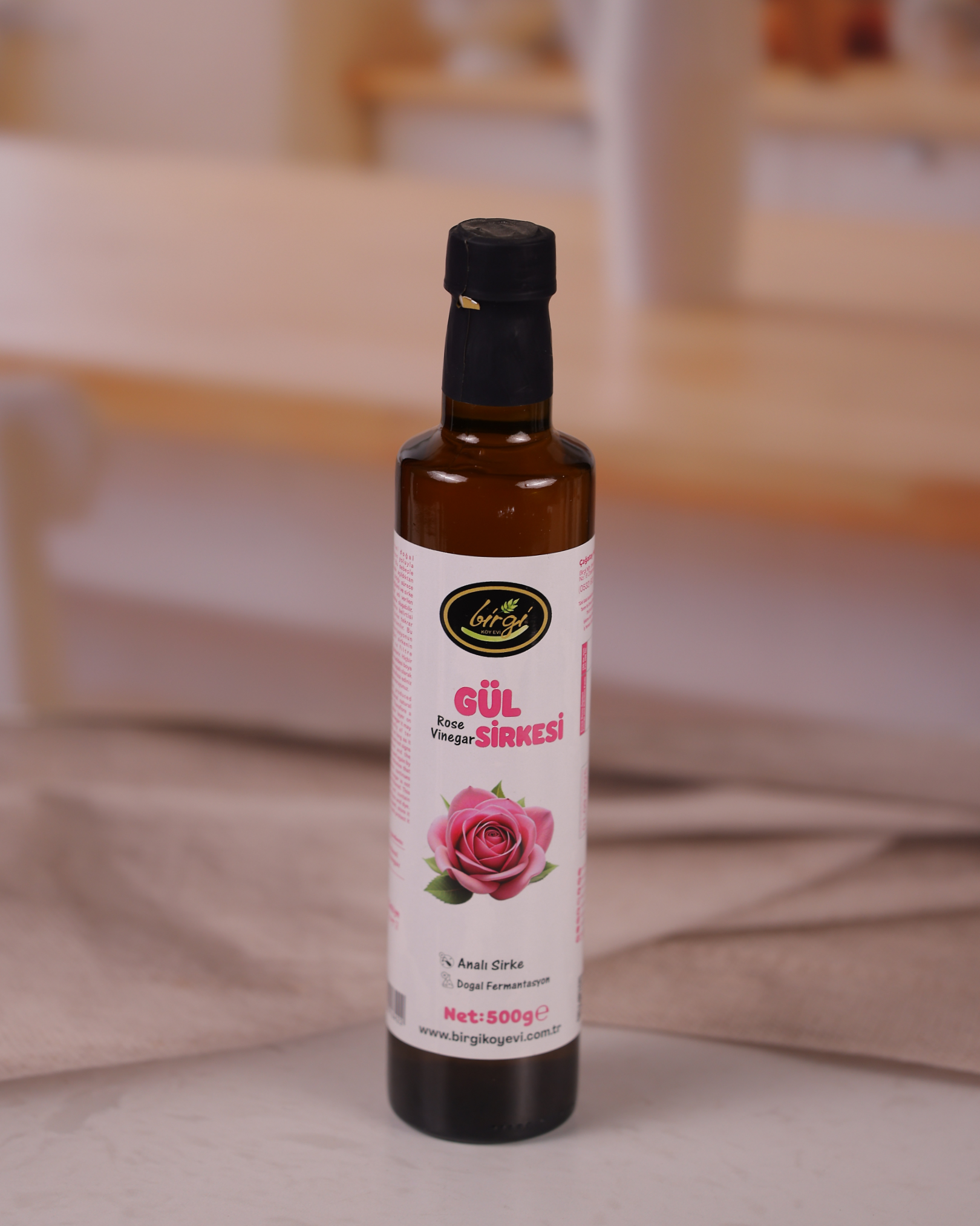 Gül Sirkesi 500 g | Doğal Fermente SirkeBirgi Köy EviSİRKELERGül Sirkesi (Doğal Fermente) – 500 g