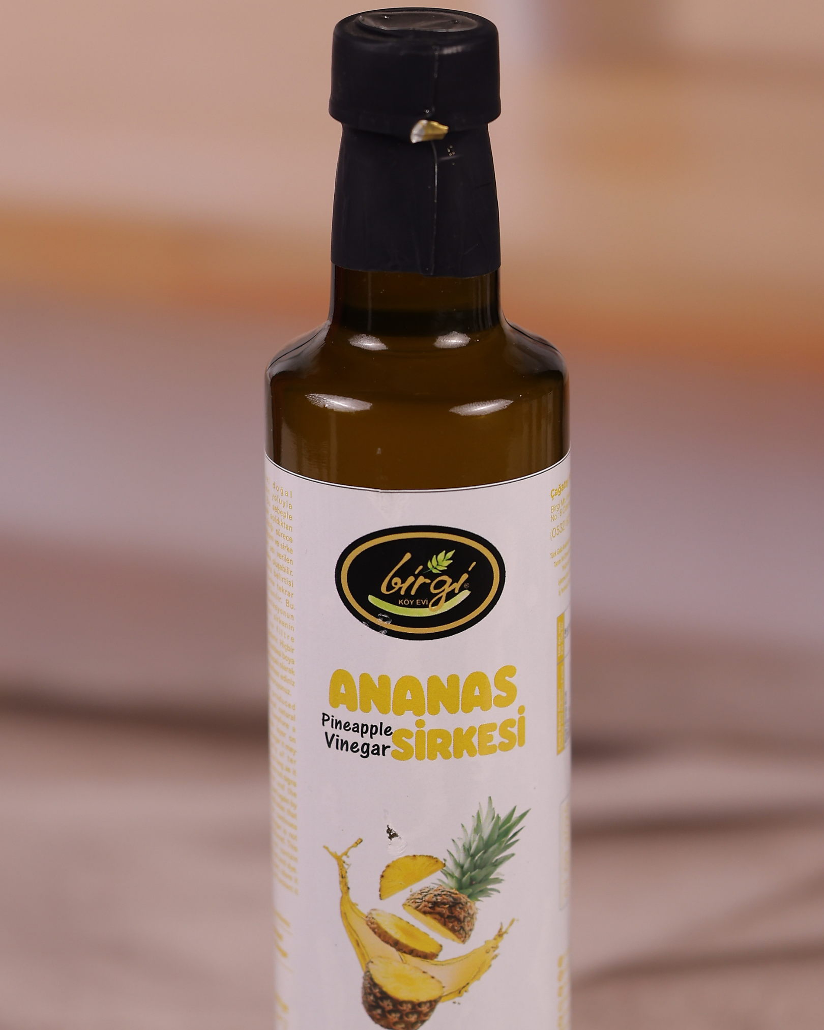 Ananas Sirkesi 500 g | Doğal Fermente SirkeBirgi Köy EviSİRKELERAnanas Sirkesi (Doğal Fermente) – 500 g