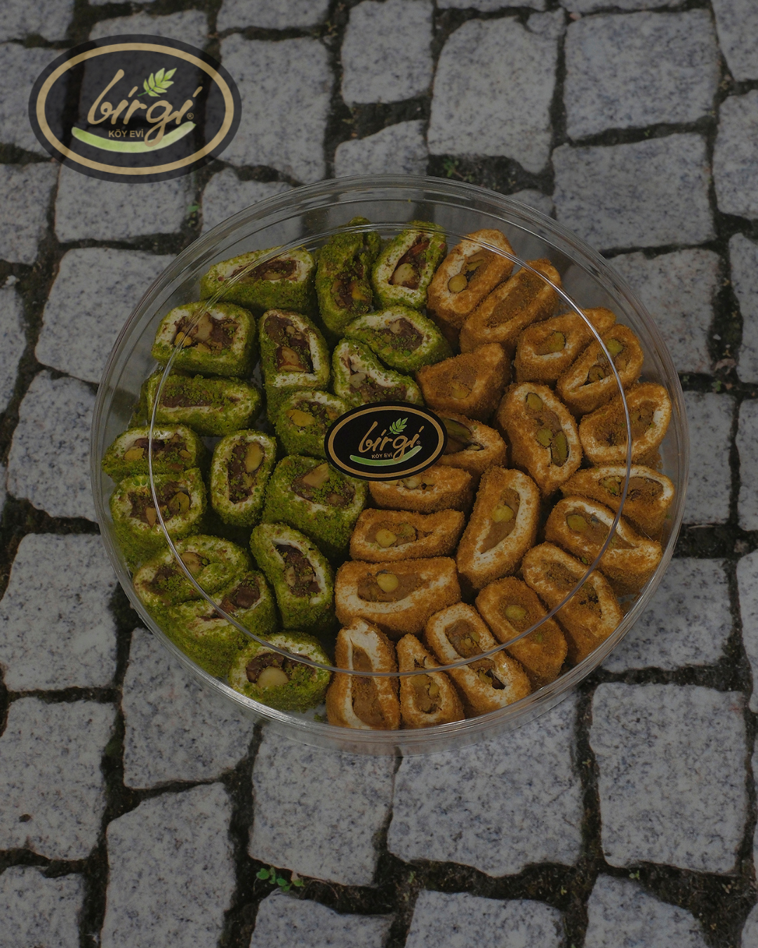 Antep Fıstıklı ve Lotus Bisküvili Bohça Lokum 1Kg